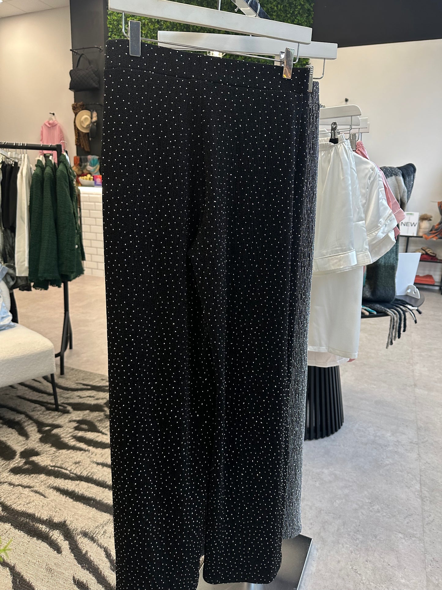 Black Sparkle Pants
