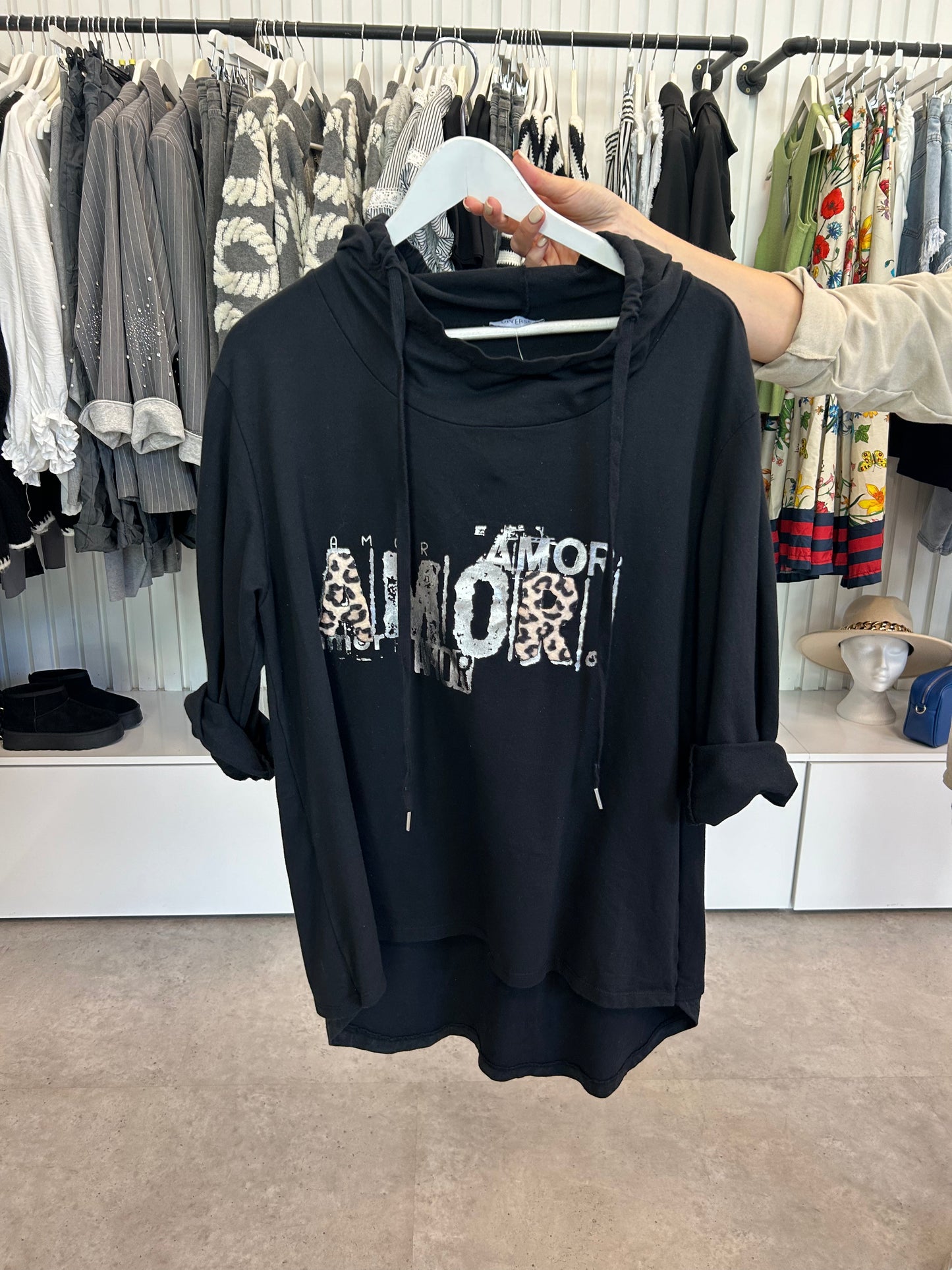 Amour Leopard Hoody