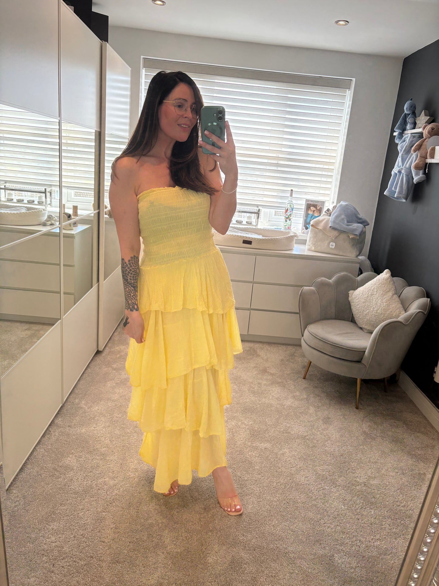 Rar Rar Dress Lemon