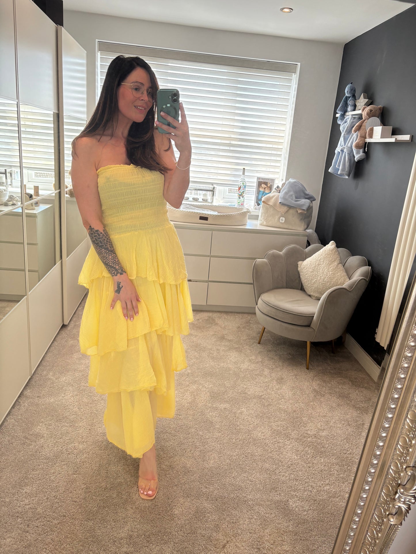 Rar Rar Dress Lemon
