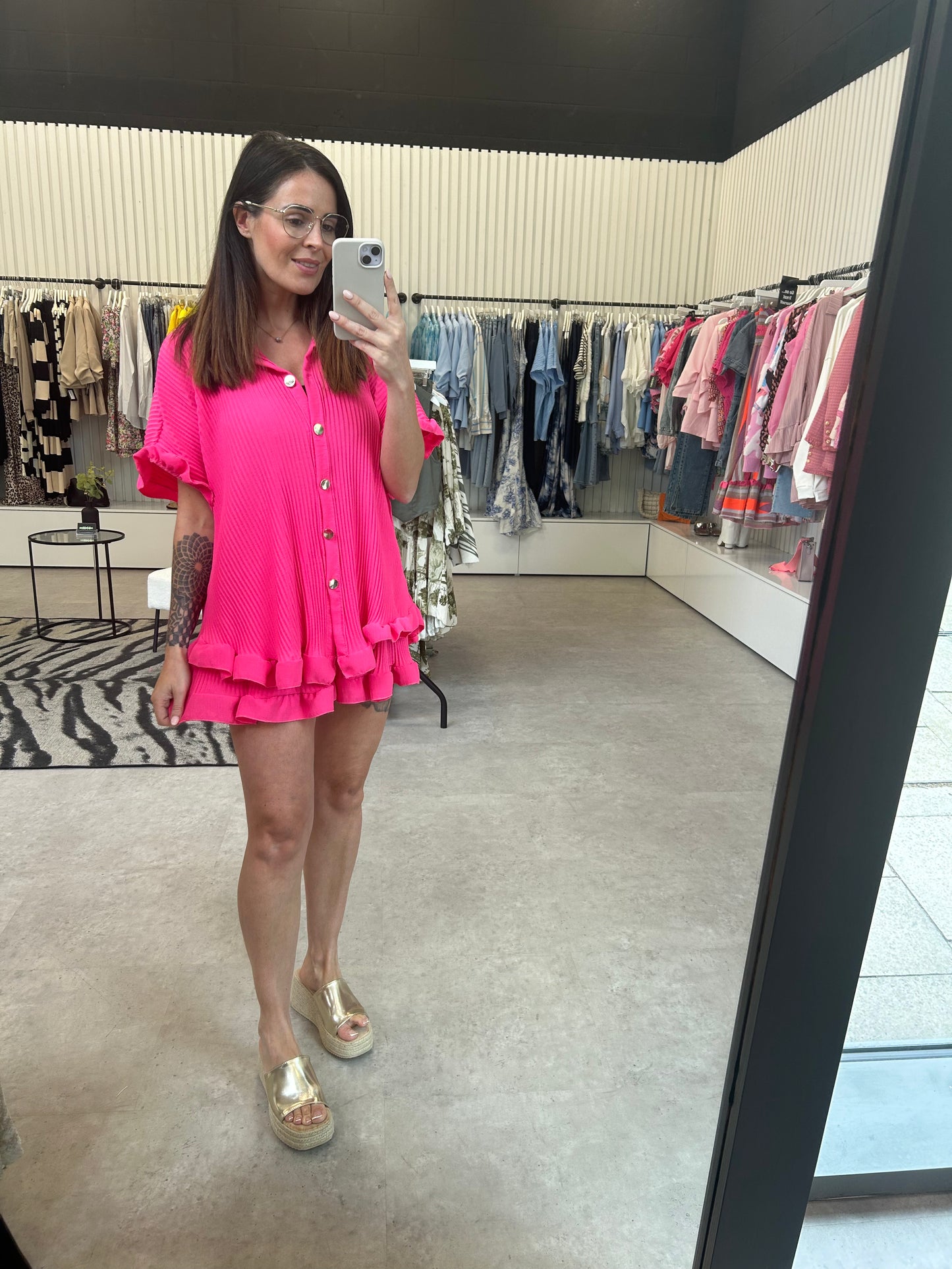 BETSY two piece frill short set