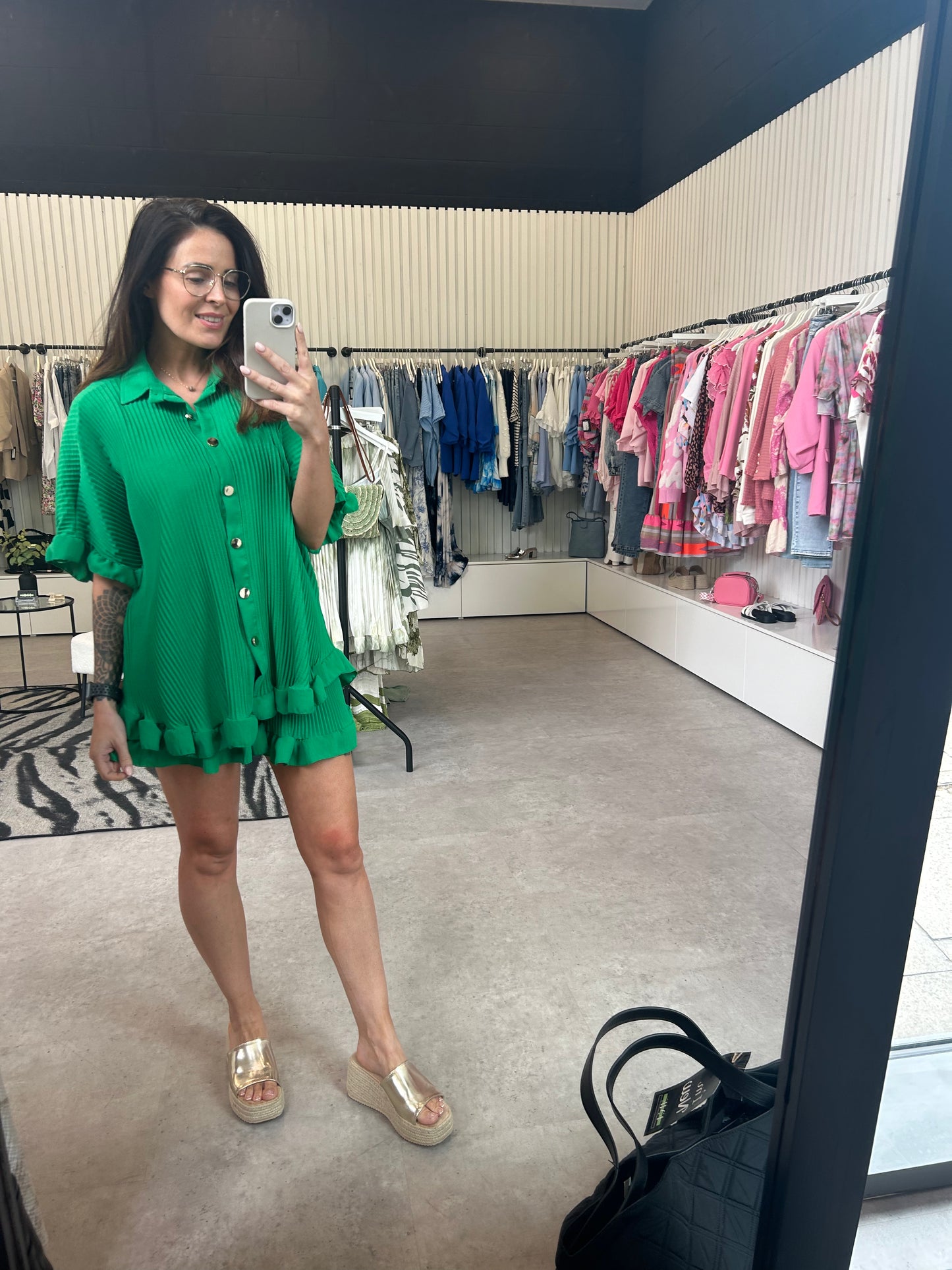 BETSY two piece frill short set