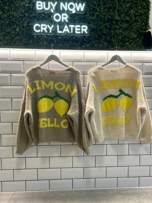 Lemon Cello Cardigan