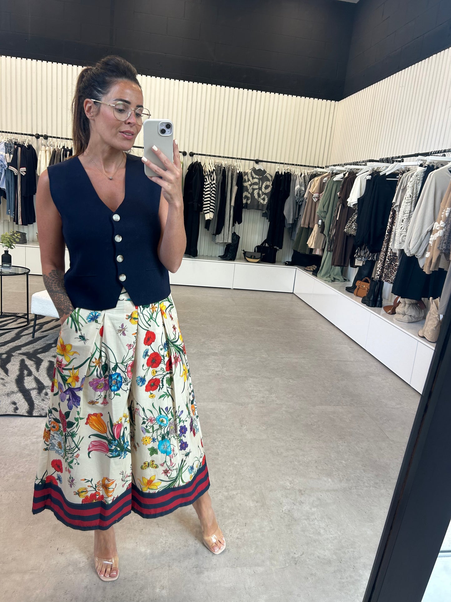 Floral print Culottes