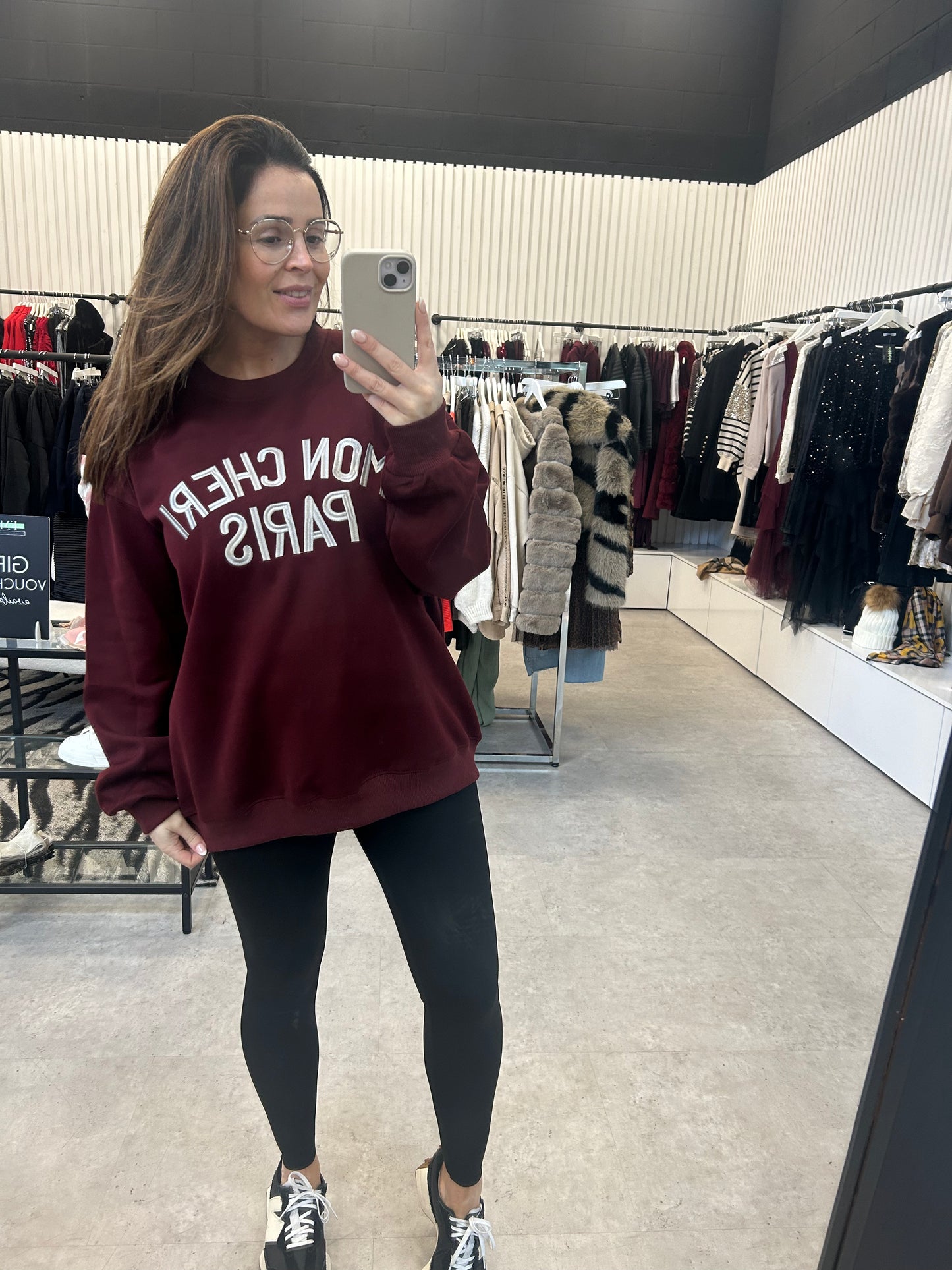 MON CHERI Sweater Wine