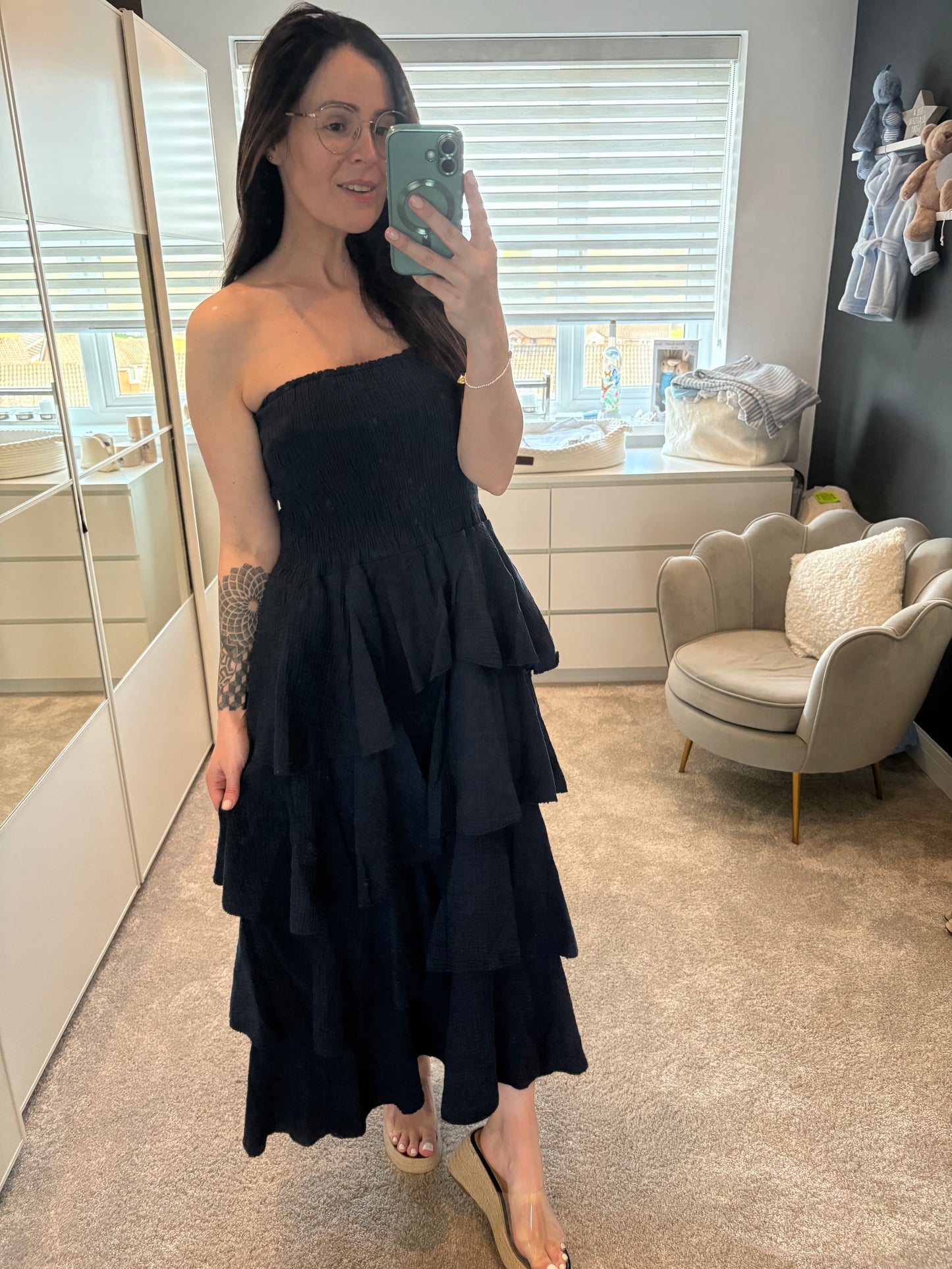 Rar Rar Dress Navy