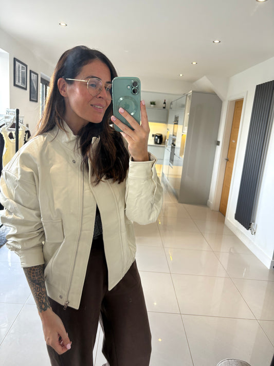 Evie Faux Leather Jacket